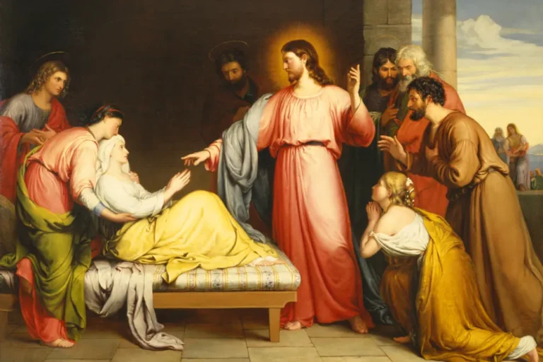 Christ Healing the Mother of Simon Peter’s Wife by John Bridges, 1839